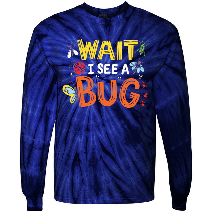 Bug Insect Gift For Entomologists And Bug Lovers Tie-Dye Long Sleeve Shirt