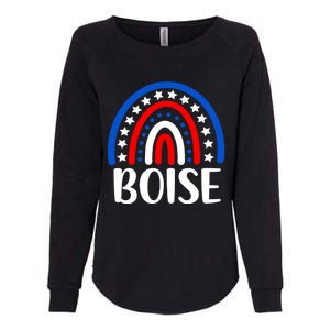 Boise Idaho Gift I Love Boise Idaho Usa Meaningful Gift Womens California Wash Sweatshirt