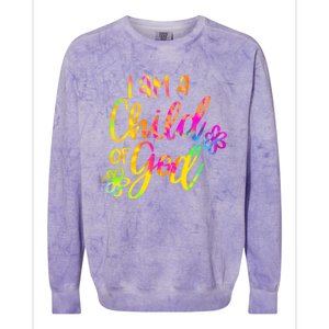 Believer In Gift Colorblast Crewneck Sweatshirt