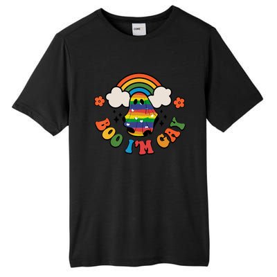 Boo I'm Gay Halloween Lgbtq Pride Ally Coming Out Day Tall Fusion ChromaSoft Performance T-Shirt