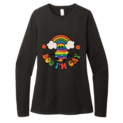 Boo I'm Gay Halloween Lgbtq Pride Ally Coming Out Day Womens CVC Long Sleeve Shirt