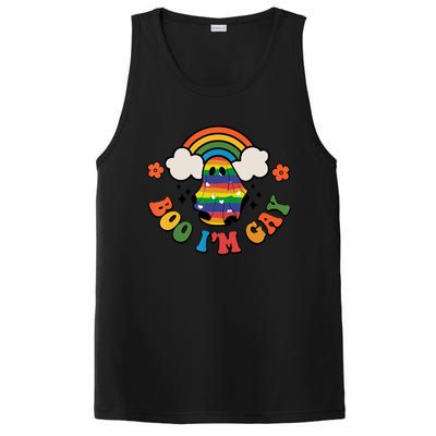 Boo I'm Gay Halloween Lgbtq Pride Ally Coming Out Day PosiCharge Competitor Tank