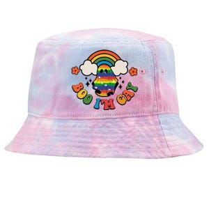 Boo I'm Gay Halloween Lgbtq Pride Ally Coming Out Day Tie-Dyed Bucket Hat