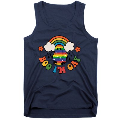 Boo I'm Gay Halloween Lgbtq Pride Ally Coming Out Day Tank Top