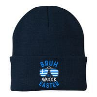 Bruh ItS Greek Easter Funny Retro Sunglasses Greek Easter Knit Cap Winter Beanie