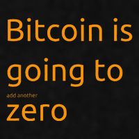 Bitcoin Is Going To Add Another Zero Hidden Message Black Ladies PosiCharge Tri-Blend Wicking Tank