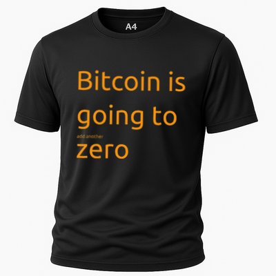 Bitcoin Is Going To Add Another Zero Hidden Message Black Performance Shirt