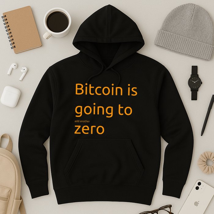 Bitcoin Is Going To Add Another Zero Hidden Message Black Hoodie