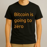 Bitcoin Is Going To Add Another Zero Hidden Message Black T-Shirt