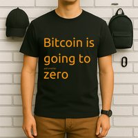 Bitcoin Is Going To Add Another Zero Hidden Message Black T-Shirt