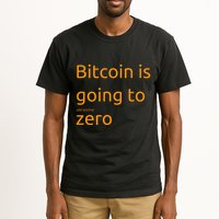 Bitcoin Is Going To Add Another Zero Hidden Message Black Tall T-Shirt