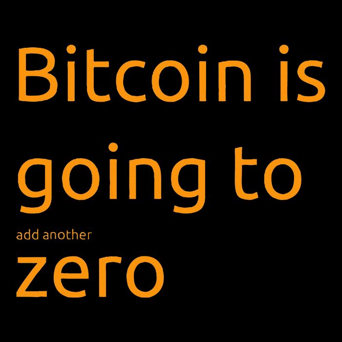 Bitcoin Is Going To Add Another Zero Hidden Message Black Daily Commute Backpack
