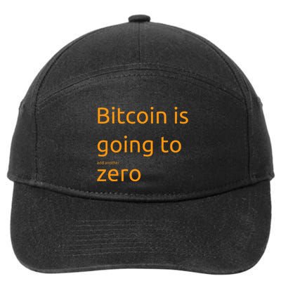 Bitcoin Is Going To Add Another Zero Hidden Message Black 7-Panel Snapback Hat