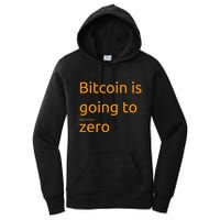 Bitcoin Is Going To Add Another Zero Hidden Message Black Women's Pullover Hoodie
