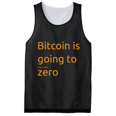 Bitcoin Is Going To Add Another Zero Hidden Message Black Mesh Reversible Basketball Jersey Tank