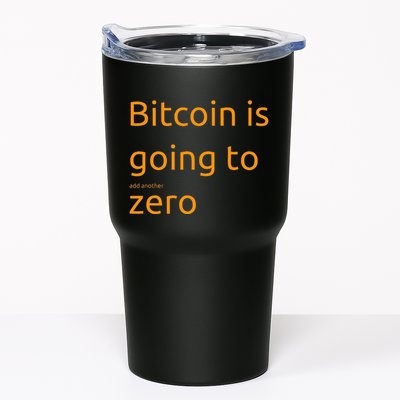 Bitcoin Is Going To Add Another Zero Hidden Message Black Tumbler