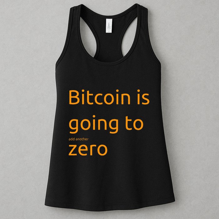 Bitcoin Is Going To Add Another Zero Hidden Message Black Womens Tank Top