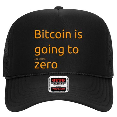 Bitcoin Is Going To Add Another Zero Hidden Message Black Trucker Hat