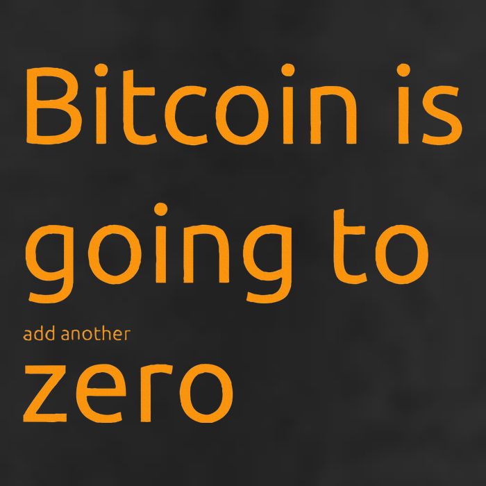 Bitcoin Is Going To Add Another Zero Hidden Message Black Trucker Hat