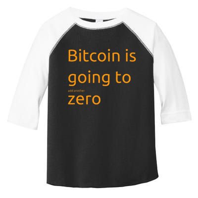 Bitcoin Is Going To Add Another Zero Hidden Message Black Toddler Fine Jersey T-Shirt