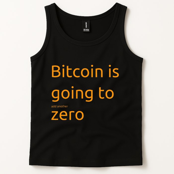 Bitcoin Is Going To Add Another Zero Hidden Message Black Tank Top
