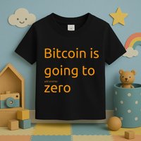 Bitcoin Is Going To Add Another Zero Hidden Message Black Toddler T-Shirt