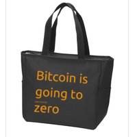 Bitcoin Is Going To Add Another Zero Hidden Message Black Zip Tote Bag