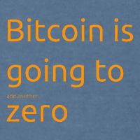 Bitcoin Is Going To Add Another Zero Hidden Message Black Garment-Dyed Sweatshirt