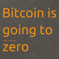 Bitcoin Is Going To Add Another Zero Hidden Message Black Cotton Canvas Backpack