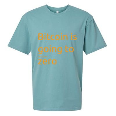 Bitcoin Is Going To Add Another Zero Hidden Message Black Sueded Cloud Jersey T-Shirt