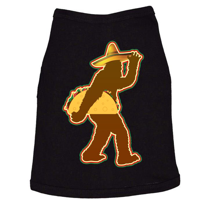 Bigfoot Carrying Taco Cinco de Mayo Doggie Tank