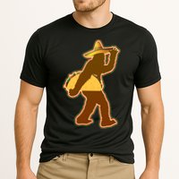 Bigfoot Carrying Taco Cinco de Mayo Cooling Performance Crew T-Shirt