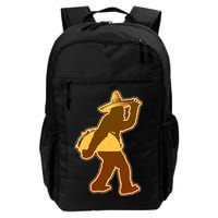 Bigfoot Carrying Taco Cinco de Mayo Daily Commute Backpack