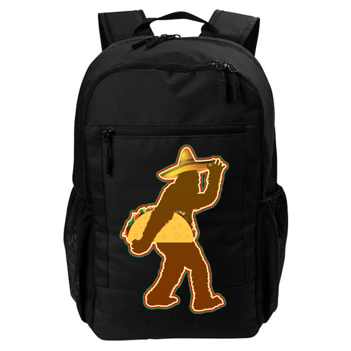 Bigfoot Carrying Taco Cinco de Mayo Daily Commute Backpack