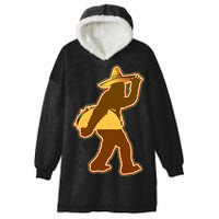 Bigfoot Carrying Taco Cinco de Mayo Hooded Wearable Blanket