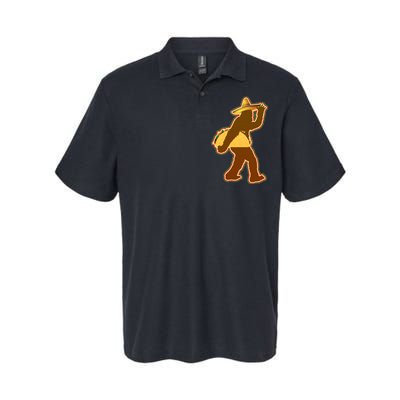 Bigfoot Carrying Taco Cinco de Mayo Softstyle Adult Sport Polo