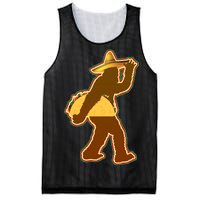 Bigfoot Carrying Taco Cinco de Mayo Mesh Reversible Basketball Jersey Tank