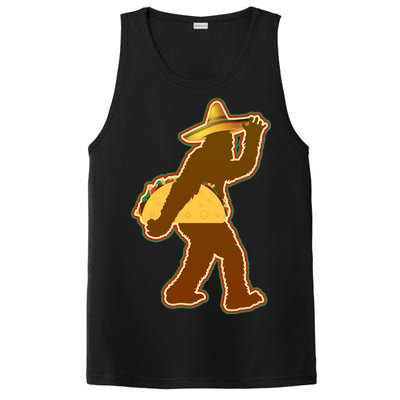 Bigfoot Carrying Taco Cinco de Mayo PosiCharge Competitor Tank