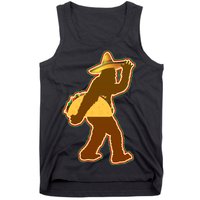 Bigfoot Carrying Taco Cinco de Mayo Tank Top