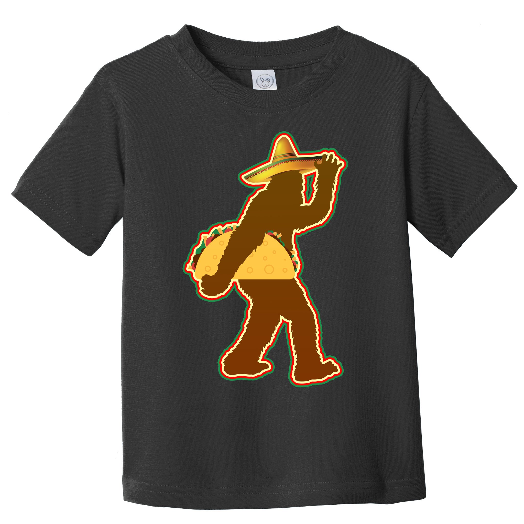 Bigfoot Carrying Taco Cinco de Mayo Toddler T-Shirt