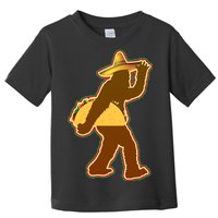 Bigfoot Carrying Taco Cinco de Mayo Toddler T-Shirt