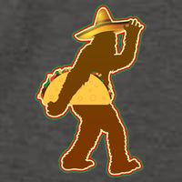 Bigfoot Carrying Taco Cinco de Mayo Vector Backpack