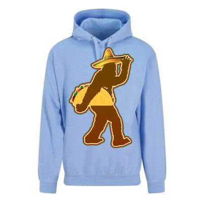 Bigfoot Carrying Taco Cinco de Mayo Unisex Surf Hoodie