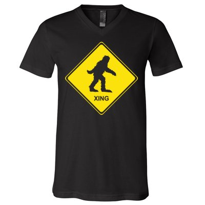 Bigfoot Crossing XING V-Neck T-Shirt