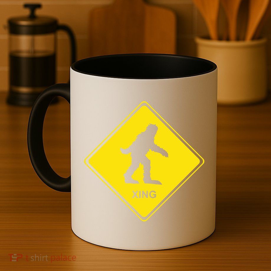 Bigfoot Crossing XING Mug