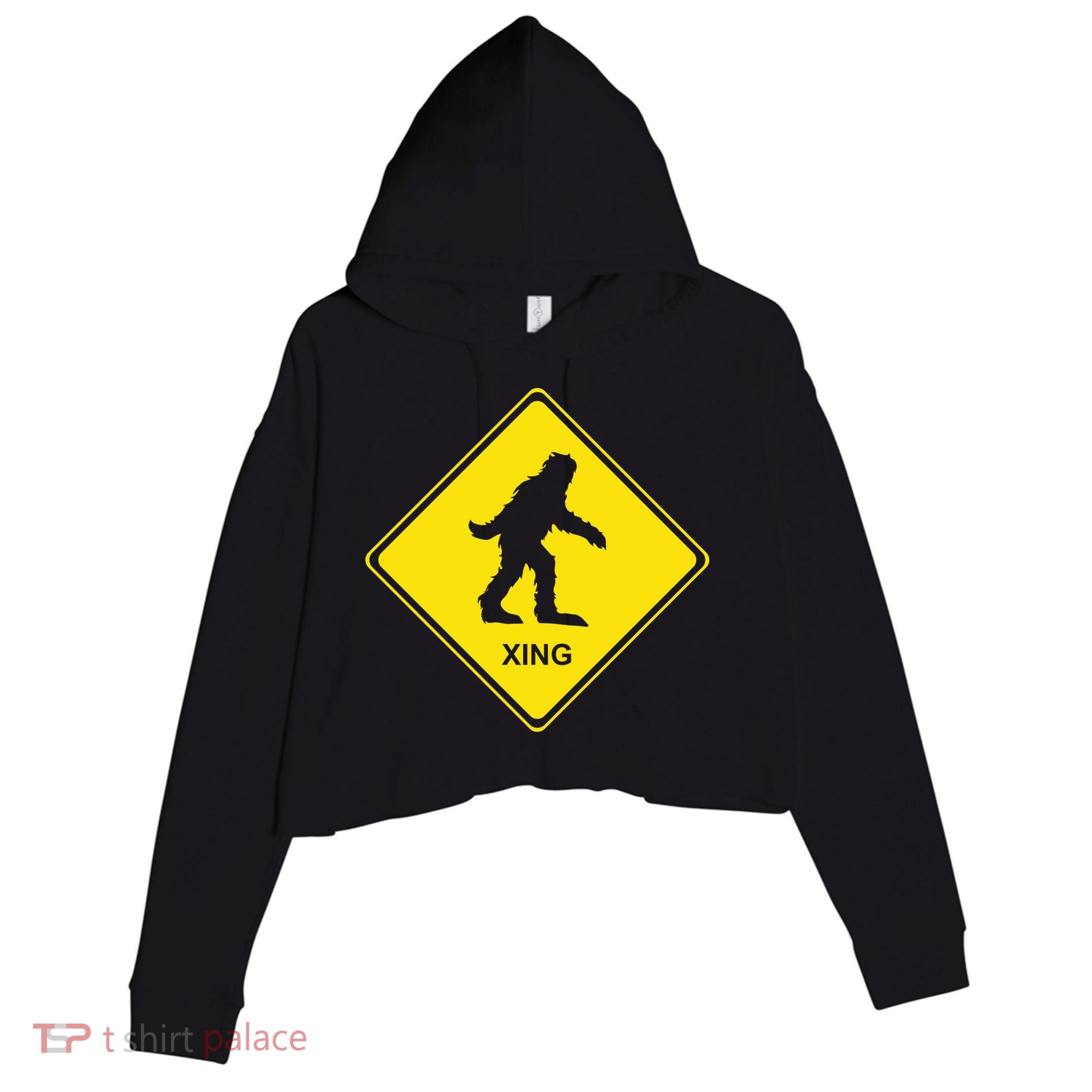 Bigfoot Crossing XING Crop Fleece Hoodie