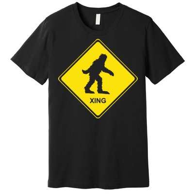 Bigfoot Crossing XING Premium T-Shirt