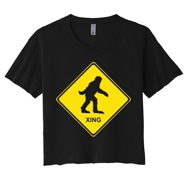 Bigfoot Crossing XING Women's Crop Top Tee