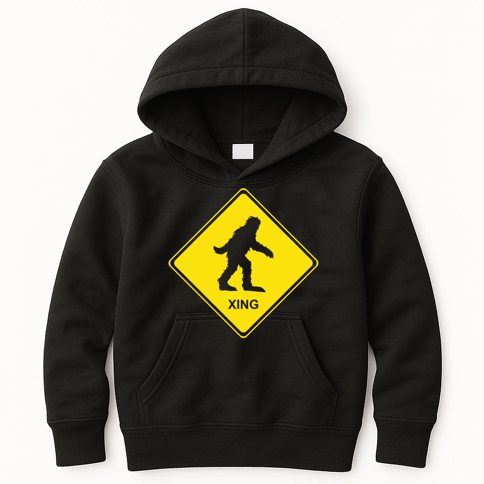 Bigfoot Crossing XING Kids Hoodie