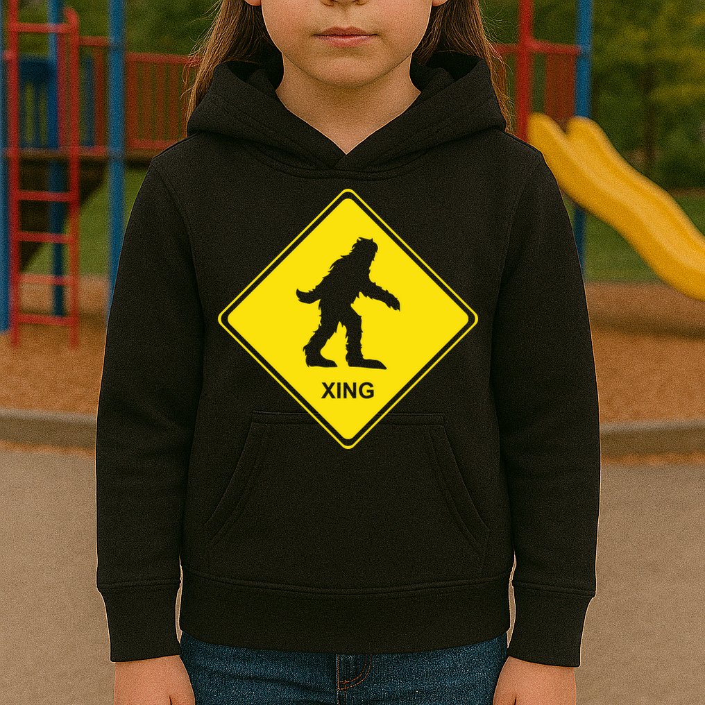 Bigfoot Crossing XING Kids Hoodie